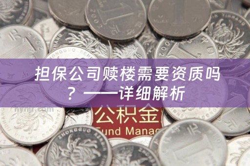  担保公司赎楼需要资质吗？——详细解析