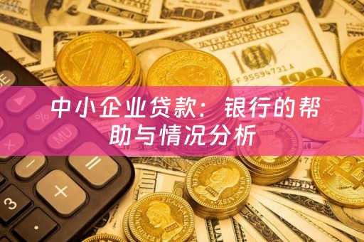  中小企业贷款：银行的帮助与情况分析