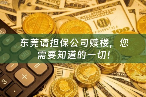  东莞请担保公司赎楼，您需要知道的一切！