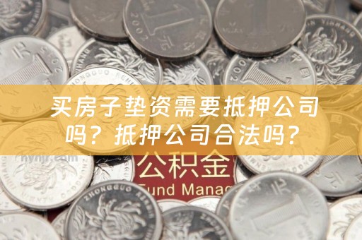  买房子垫资需要抵押公司吗？抵押公司合法吗？