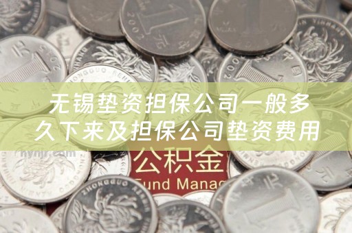  无锡垫资担保公司一般多久下来及担保公司垫资费用