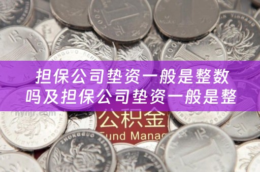  担保公司垫资一般是整数吗及担保公司垫资一般是整数吗为什么