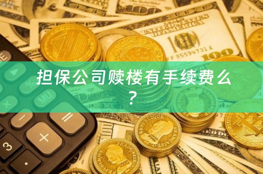  担保公司赎楼有手续费么？