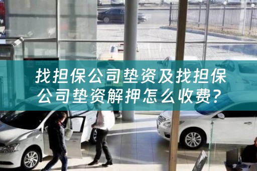  找担保公司垫资及找担保公司垫资解押怎么收费？