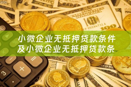  小微企业无抵押贷款条件及小微企业无抵押贷款条件是什么？