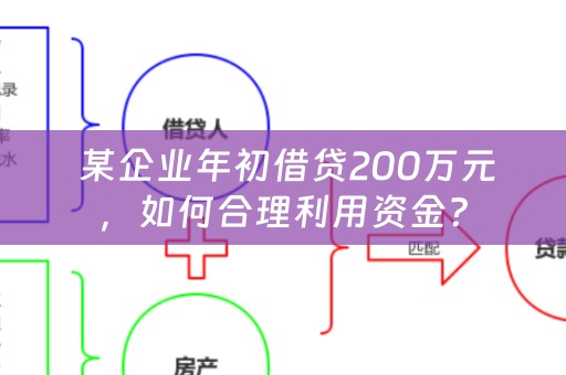  某企业年初借贷200万元，如何合理利用资金？