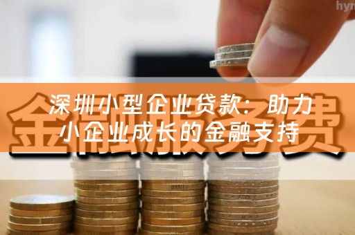 深圳小型企业贷款：助力小企业成长的金融支持