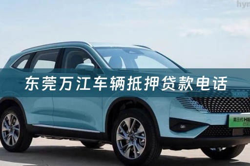东莞万江车辆抵押贷款电话