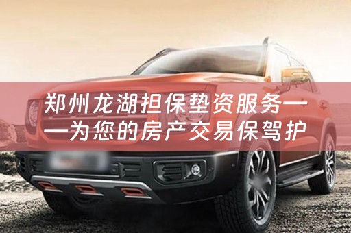 郑州龙湖担保垫资服务——为您的房产交易保驾护航