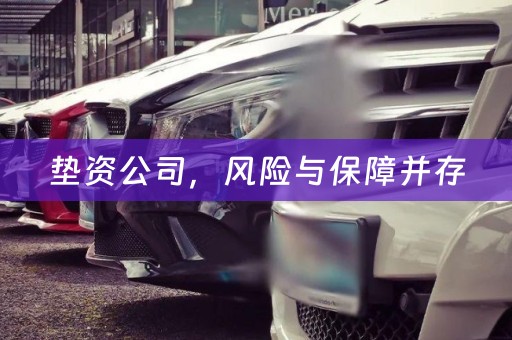 垫资公司，风险与保障并存