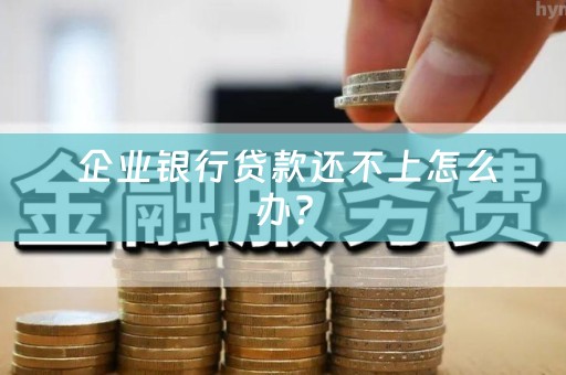  企业银行贷款还不上怎么办？