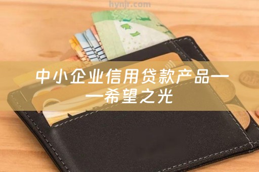  中小企业信用贷款产品——希望之光