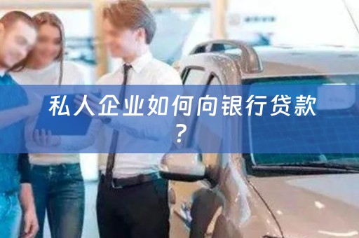  私人企业如何向银行贷款？