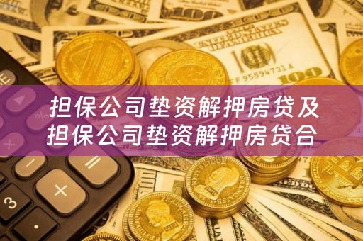  担保公司垫资解押房贷及担保公司垫资解押房贷合法吗