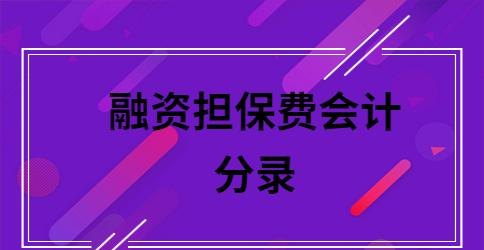  公司为企业提供担保贷款会计分录及其详细解析