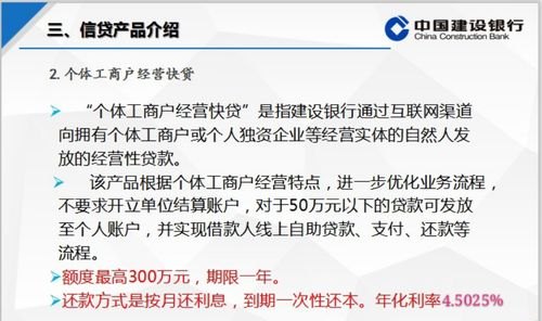  企业信用贷款及建行：助力企业发展的金融支持