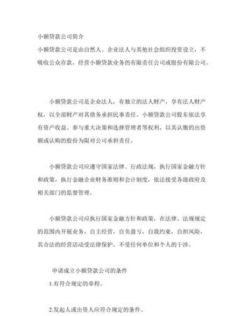  个人信用贷款企业简介及个人信用贷款企业简介怎么写