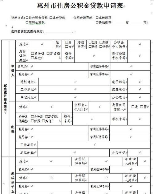  惠州公职金贷款申请条件及相关信息解析