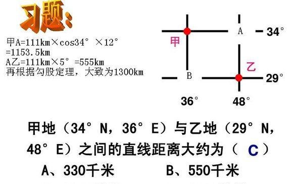 地理距离 地理距离计算