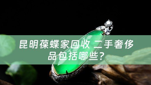 昆明葆蝶家回收 二手奢侈品包括哪些？