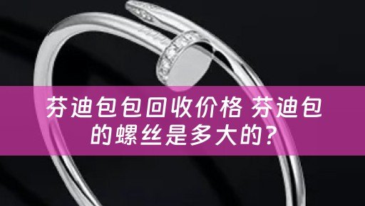芬迪包包回收价格 芬迪包的螺丝是多大的？