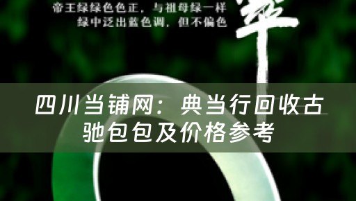 四川当铺网：典当行回收古驰包包及价格参考