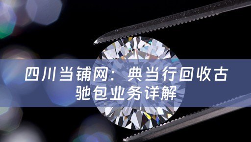 四川当铺网：典当行回收古驰包业务详解